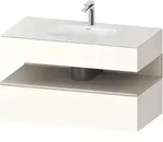 Duravit Collection One Einbauwaschtisch mit Konsolenwaschtischunterbau,
