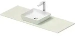 Duravit Sivida Waschtisch Set eckig inklusive Konsole 1280x500x123mm,...