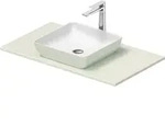 Duravit Sivida Waschtisch Set eckig inklusive Konsole 880x500x123mm, 268018FH00,