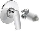 Duravit No.1 Brausemischer, Unterputz, mit Grundk&ouml;rper, rund, 1 Verbraucher,