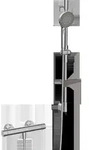 HANSA HANSAPRISMA Brausebatterie mit Brausegarnitur, 770mm, 3-strahlig,...