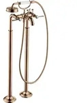 hansgrohe AXOR Montreux 2-Griff-Wannenarmatur, Hebelgriffe, freistehend,...