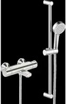 HANSA HANSABASIC Wannen-und Brausearmatur mit Brausestangengarnitur, chrom,...