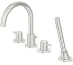 Steinberg Serie 100 Wannenarmatur, 4-Loch-Wannenrandmontage mit schwenkbarem...