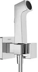 hansgrohe Bidette Handbrause 1-jet E EcoSmart f&uuml;r Warmwasser, mit Brausehalter...