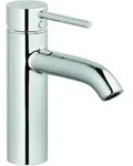KLUDI BOZZ Waschtisch-Einhandmischer, Auslaufh&ouml;he 100mm, PUSH-OPEN Ablaufgarnitur,