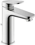 Duravit Wave Einhebel-Waschtischmischer, Ausladung 122 mm, mit Ablaufgarnitur,