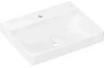 hansgrohe Xelu Q Waschtisch, 1 Hahnloch, ohne &Uuml;berlauf, 600x480mm, Wei&szlig;,...