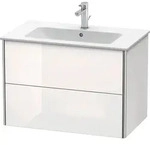 Duravit XSquare Waschtischunterbau wandh&auml;ngend, 2 Schubk&auml;sten, 810x560x478mm,