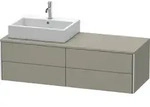 Duravit XSquare Konsolenwaschtischunterbau wandh&auml;ngend, 4 Schubk&auml;sten, Becken
