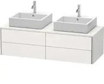 Duravit XSquare Konsolenwaschtischunterbau wandh&auml;ngend, f&uuml;r zwei Becken, 4