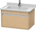 Duravit Ketho Waschtischunterbau wandh&auml;ngend, 650x410x455 mm, 1 Auszug, f&uuml;r...