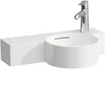 LAUFEN VAL Handwaschbecken, 1 Hahnloch rechts, mit &Uuml;berlauf, 550x315mm, Ablage