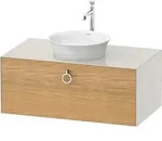 Duravit White Tulip, Waschtischunterbau wandh&auml;ngend, Breite 1000 x Tiefe...