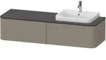 Duravit Happy D.2 Plus Konsolenwaschtischunterbau wandh&auml;ngend, 1600x550 mm, 2