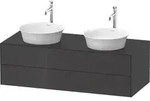 Duravit White Tulip, Waschtischunterbau wandh&auml;ngend, Breite 1300 x Tiefe 550mm, mit