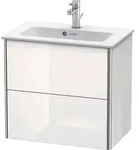 Duravit XSquare Waschtischunterbau Compact, wandh&auml;ngend, 2 Schubk&auml;sten,