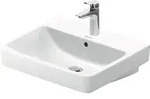 Duravit No.1 Waschtisch, 1 Hahnloch, mit &Uuml;berlauf, 550x460mm, Unterseite...