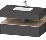 Duravit Collection One Einbauwaschtisch mit Konsolenwaschtischunterbau,