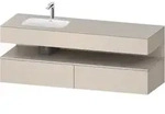 Duravit Collection One Einbauwaschtisch mit Konsolenwaschtischunterbau,