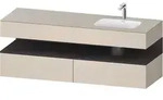 Duravit Collection One Einbauwaschtisch mit Konsolenwaschtischunterbau,
