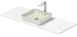 Duravit Sivida Waschtisch Set eckig inklusive Konsole 1280x500x123mm,...