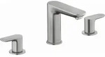 Duravit Wave 3-Loch Waschtischarmatur, Ausladung 129 mm, mit Ablaufgarnitur,