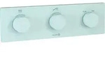 KLUDI TRONIC / PUSHTRONIC elektronisches Unterputz-Thermostat, UP-Rohbau-Set mit