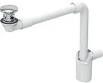 Geberit Waschbeckenablauf/ Raumsparsiphon f&uuml;r eine oder zwei Standarmaturen,