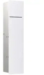 emco asis pure WC-Modul, Unterputzmontage, T&uuml;ranschlag links, 2-teilige Glasfront,