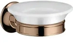hansgrohe AXOR Montreux Seifenschale, 42033300, Farbe: Polished Red Gold