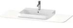 Duravit Happy D.2 Plus Konsole, 1300x550 mm, 1 Auschnitt mittig, f&uuml;r den
