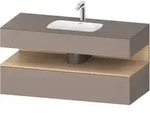 Duravit Collection One Einbauwaschtisch mit Konsolenwaschtischunterbau,