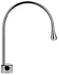 Gessi Goccia Waschtisch-Stand-Auslauf, ohne Ablaufgarnitur, Ausladung 244 mm,...