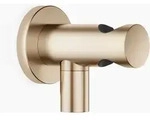 Dornbracht Wandanschlussbogen mit integriertem Brausehalter, runde Rosette 60mm,