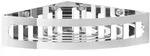 Gessi Rilievo, Metallkorb-Eckablage, 59561031, Farbe: Chrom