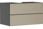 hansgrohe Xevolos E Waschtischunterschrank, 2 Schubk&auml;sten, 1 Ausschnitt mittig,