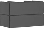 hansgrohe Xilesa E Waschtischunterschrank, 2 Schubk&auml;sten PushOpen, f&uuml;r Konsole
