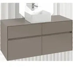 Villeroy & Boch Collaro Waschbeckenunterschrank, 4 Ausz&uuml;ge, Waschbecken mittig,