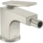 hansgrohe AXOR Citterio Bidetmischer, Rautenschliff, Zugstangen-Ablaufgarnitur,