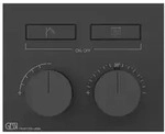 Gessi HI-FI, Fertigmontageset Unterputz-Thermostat mit Tasten-Bedienung, 2...