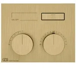 Gessi HI-FI, Fertigmontageset Unterputz-Thermostat mit Tasten-Bedienung mit 1