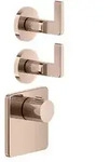 Gessi Inciso- Fertigmontage-Set f&uuml;r 3/4 Hochleistungs Unterputz-Thermostat,
