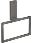hansgrohe AXOR UNIVERSAL Rectangular Handtuchring, Metall, schwenkbar, 42623340,