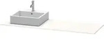 Duravit XSquare Konsole, 1 Ausschnitt links, 1600x16x550mm, XS060HL2222, Farbe:...