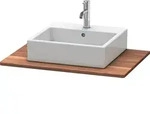 Duravit XSquare Massivholz-Konsole, 1 Ausschnitt, 800x20x550mm, XS061D07777