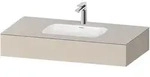 Duravit Collection One Einbauwaschtisch mit Konsole, 1000x550x170mm,...