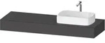 Duravit Collection One Konsole, 1600x550x170mm, mit Ausschnitt rechts,