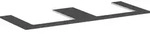 hansgrohe Xelu Q Konsole mit 2 Ausschnitten, 1360x550, f&uuml;r Aufsatzwaschtisch,