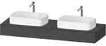 Duravit Collection One Konsole, 1600x550x170mm, Ausschnitt links u. rechts,